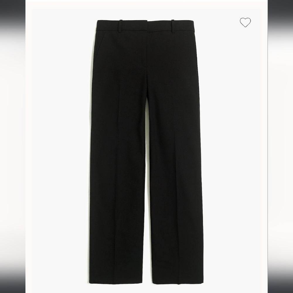 J. CREW KRISTYN PANTS BLACK SIZE 10
